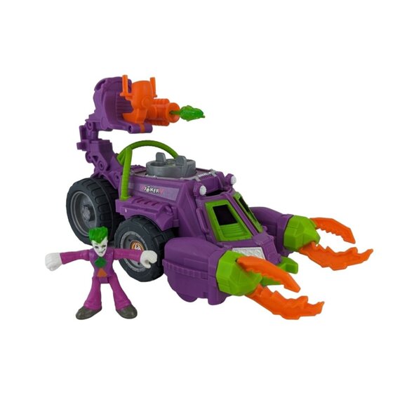 Imaginext DC Super Friends Joker Battle Vehicle Toy w/Figure & Missile Mattel - Picture 1 of 6